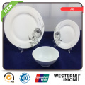 Hot Popular Hotel Pocerlain Cheap Unbreakable Ceramic Dinner Set